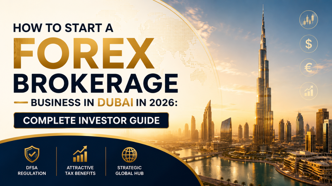 You are currently viewing How to Start a Forex Brokerage Business in Dubai in 2026: Complete Investor Guide
